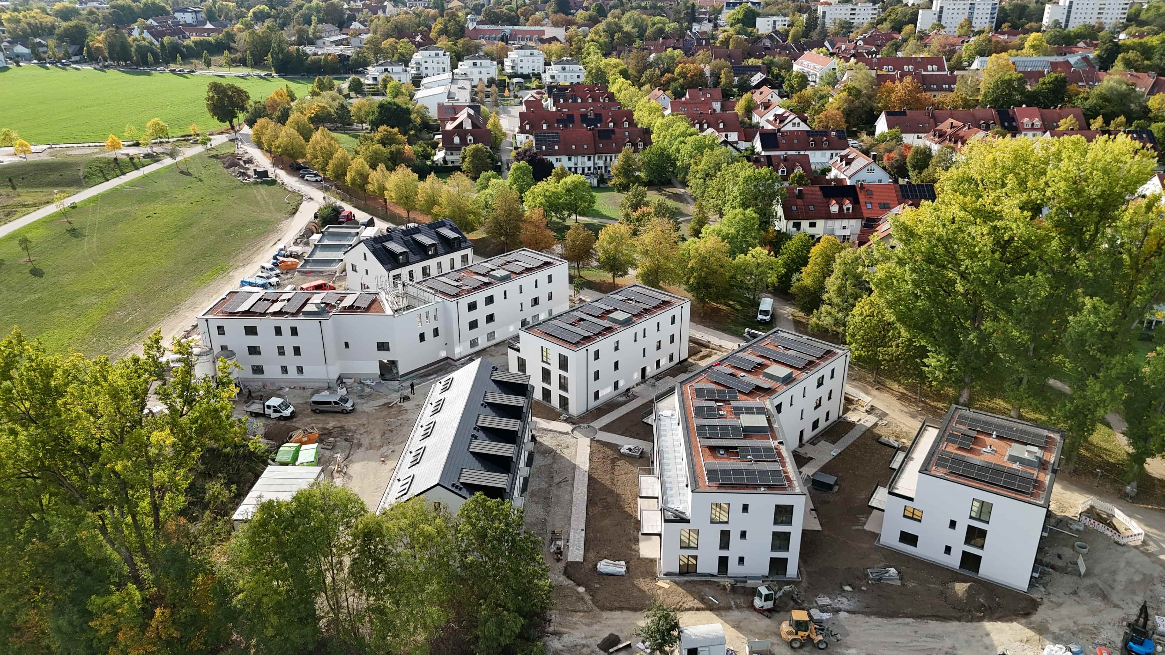 Drohnenbild Baustelle