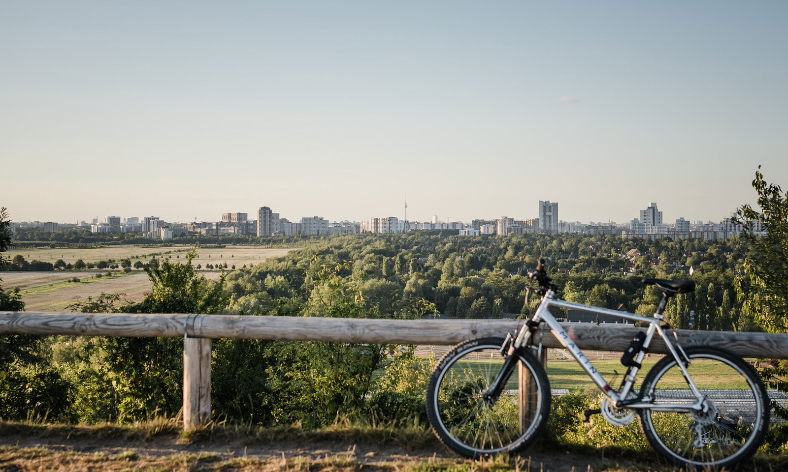 Eine Fahrradtour in der Natur