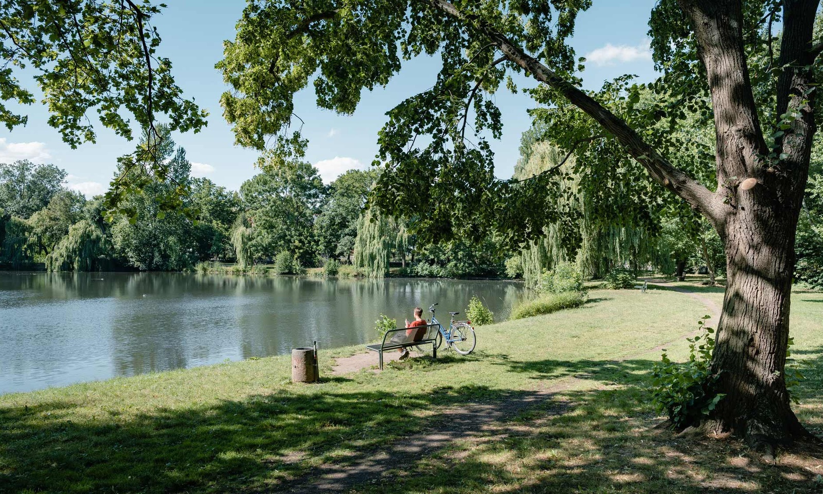 Entspannung am Schöppenteich in Taucha