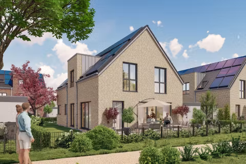 Leverkusen – Zuckerberg EFH 1BA – FAMILIA XL Gartenseite