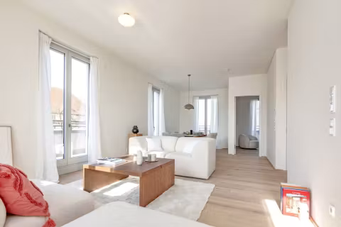 07_Wohnbereich der Musterwohnung