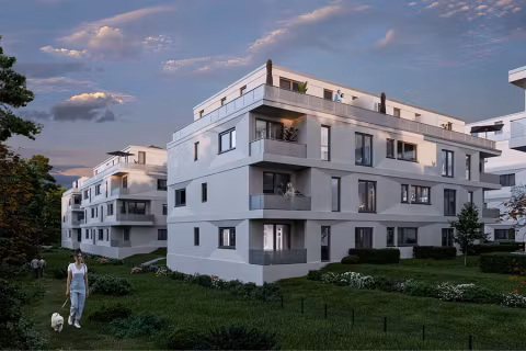 Visualisierung-Eigentumswohnungen-im-Haus-42-im-Quartier-Waldpanorama_NBK
