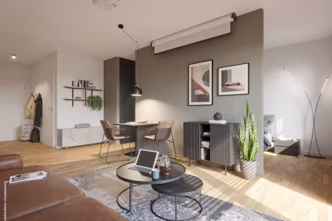 Wohnzimmer Dünenhaus WE 216