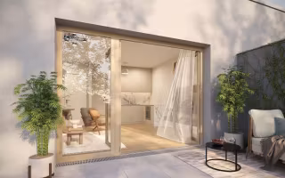 2025_06_18 – Nesselrodestrasse 8-10 – Wohnzimmer vom Balkon aus