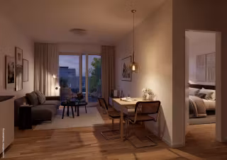 Wohnzimmer Dünenhaus WE 179