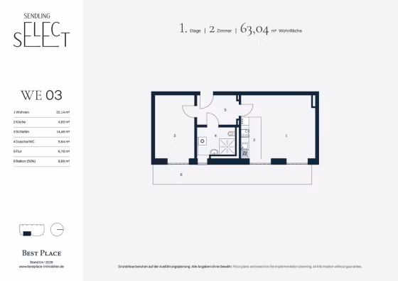 Grundriss WE03