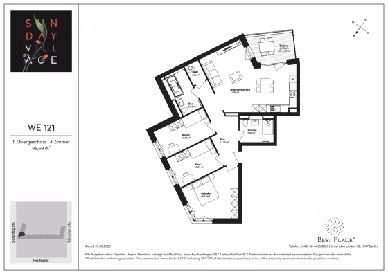 Vertriebsgrundriss_Sunday_Village_Eckwohnungen_WE121