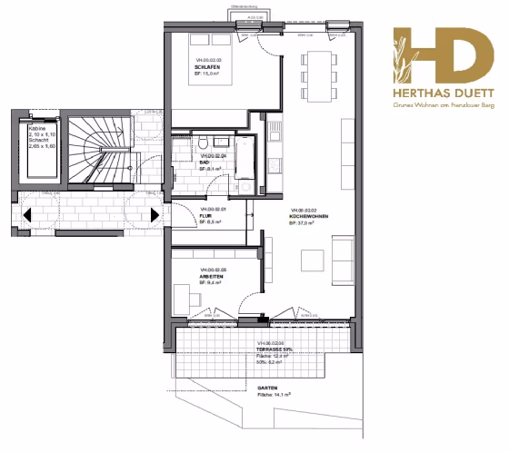 Grundriss WE02