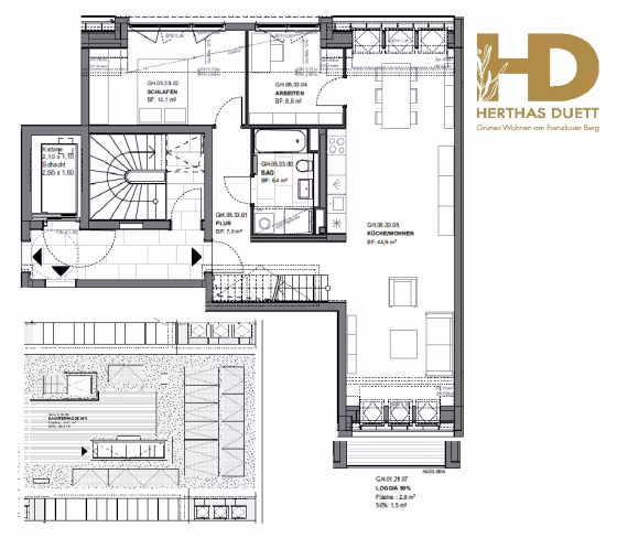 Grundriss WE33